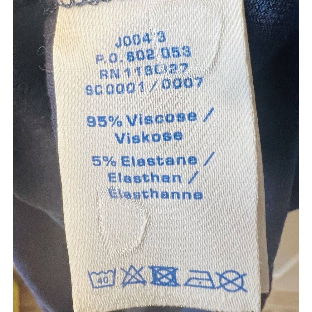 Boden Women’s Marion Printed Stretch Jersey Dress Size US 8 Navy Classic Office - Picture 7 of 8